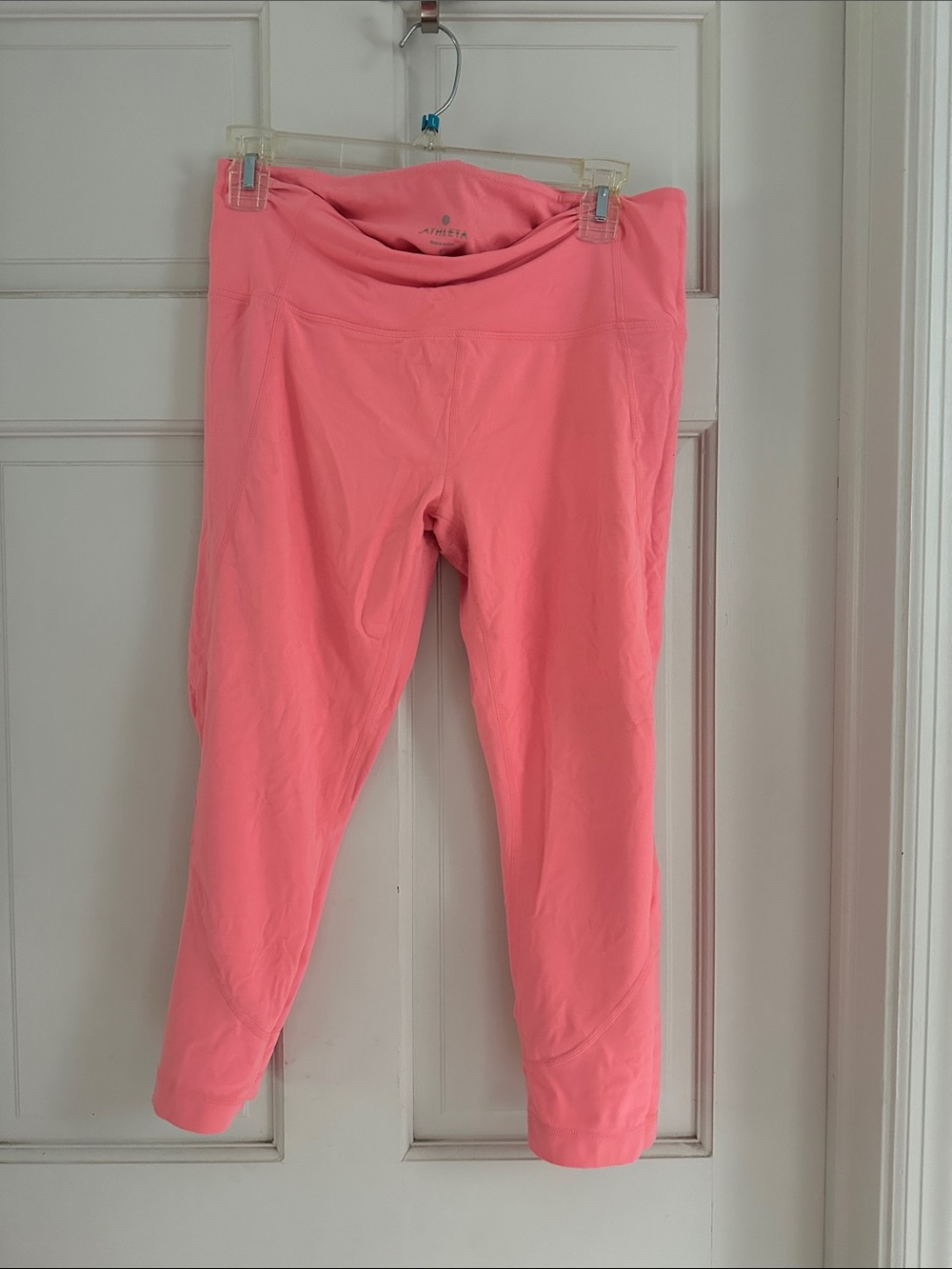 Athleta Coral Pink womens Athletic Leggings